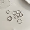 J56 silver [8 sets] / one size fits all