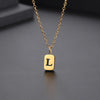L-gold-necklace length 45cm
