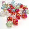 Hanging hole beads - burst mixed colors