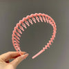 4# frosted long tooth headband - pink