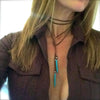 Brown turquoise