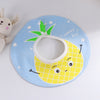 Round blue yellow pineapple
