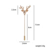 Golden deer head 9023