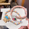 A pair of bear and rabbit braided rope