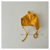 Double ball earmuffs yellow / plus fleece children 44-48