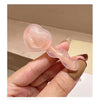1#pearl love hair clip-pink