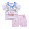 Short set of pink overalls / 73cm