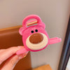 Rose red strawberry bear small shark clip