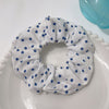 Blue dots on white