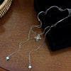 Butterfly tassel clavicle chain