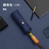 Wooden handle navy blue (16 bones)