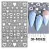 Embossed sticker 5d-t08 white (bare chip) / normal specifications