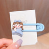 Fat girl with blue bow tie