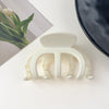 10cm pumpkin - frosted milk white / plastic/resin