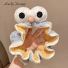 D013 big eyes hair band blue yellow
