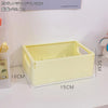 1# light yellow storage basket (miniature)