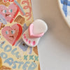 2# pink slippers mini hairpin