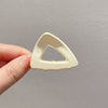 1# triangle milk white medium size 3.5cm