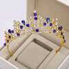 Crown gold blue