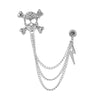Silver skull 8010