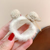 Solid color bow off-white
