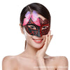 Multi-angle painted black and red mask