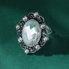 Silver white gemstone