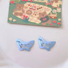 A blue butterfly bb clip