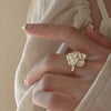 Gold (with plain ring) / adjustable opening