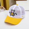 Yellow bear mesh hat / adjustable hat circumference (49-53cm)