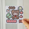 Thickened waterproof sticker-pinganxile