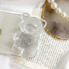 Bear bracket - violet glitter bear