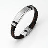 E13 silver shell black brown rope