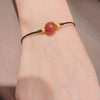 Gold bead onyx bracelet