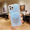 Glitter sequins - the same style love bracket - blue / iphone 12promax