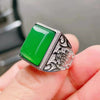 Lucky and treasure square ring / adjustable opening