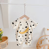 Polka dots/rompers / clothing label 66