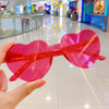 9# rose pink heart glasses