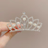 9# large rhombus pearl hair comb