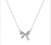 Silver single tier bow