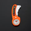 Orange + white handle bag