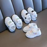 summer new children's daisy sneakers boys and girls through the net running shoes baby soft bottom toddler shoes