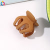 Frosted ponytail grabs - 3.5cm pumpkin turmeric / qiyue factory direct sales