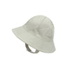 Bean paste green - washed cotton pot hat / s (45cm 3 months - 9 months))