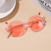 Transparent frame powder {rabbit ears} / as shown in the picture