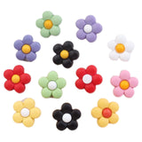 Children's cartoon tall flower button baby clothing sweater sweater coat hand-sewn button factory direct sale