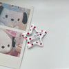 No. 2 red polka dot star