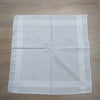 40cm satin white handkerchief 40 pieces 3 / as text description