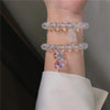 Transparent bear bracelet