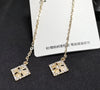 Preserved color gold white diamond